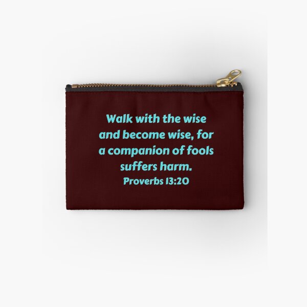 Aperçu de l'œuvre Bible Verse Proverbs 13:20 créée et vendue par Prayingwarrior.