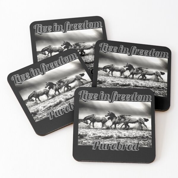 Item preview, horses living in freedom designed and sold by JL-Genuine.