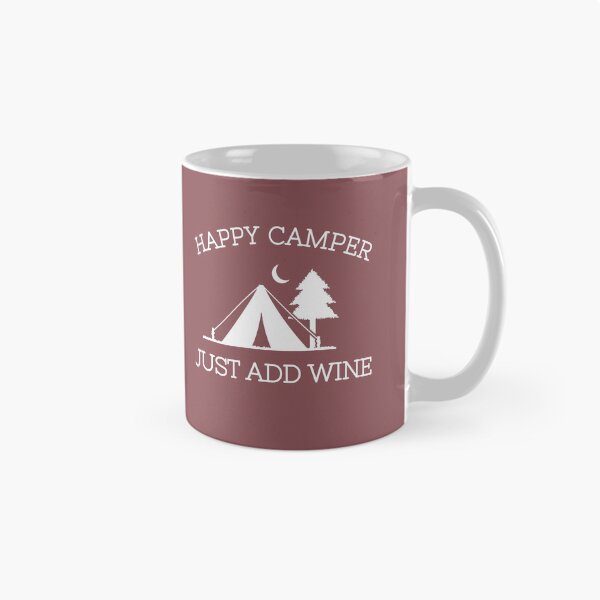 Item preview, Happy Camper Just Add Wine  designed and sold by Ensjodesigns.