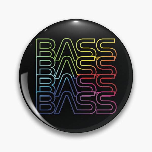 Item preview, Bass Repeated Text Colorful designed and sold by nightsworthy.
