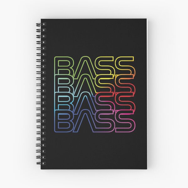 Item preview, Bass Repeated Text Colorful designed and sold by nightsworthy.