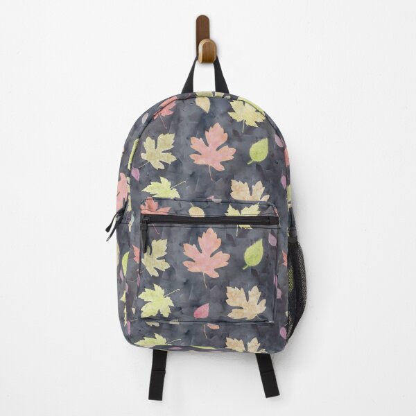 Item preview, Floral pattern, yellow and orange leaves on a gray background. designed and sold by UVI-CA.