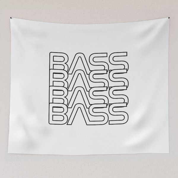 Item preview, Bass Repeated Text Light Theme designed and sold by nightsworthy.