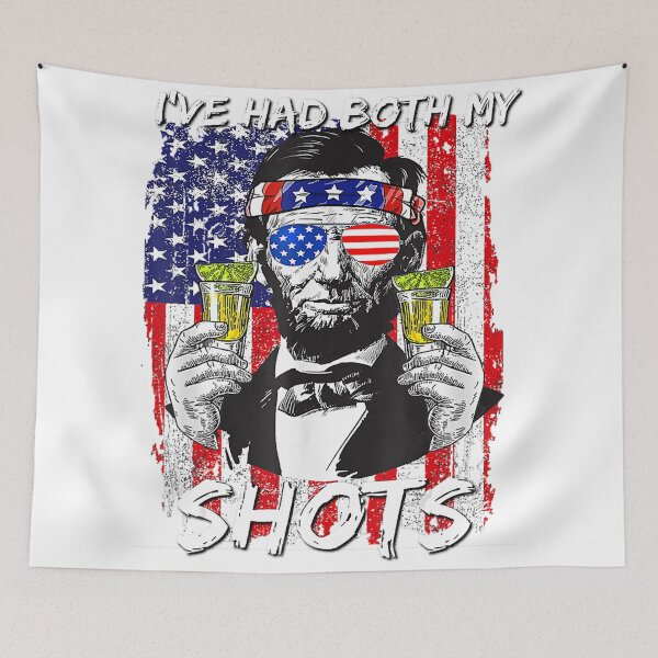 Item preview, Its Cool Ive Had Both My Shots US Flag designed and sold by LwltonVoris.