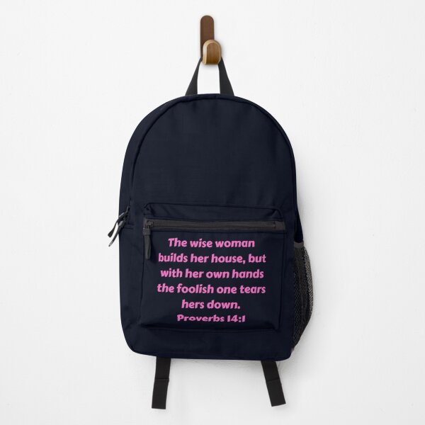 Item preview, Bible Verse Proverbs 14:1 designed and sold by Prayingwarrior.