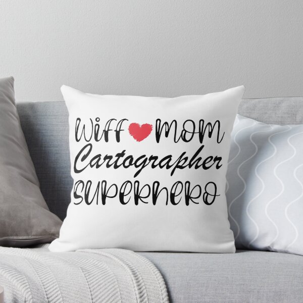 Artikelvorschau, Frau Mama Kartograph Superheld entworfen und verkauft von ThebestArtshop.