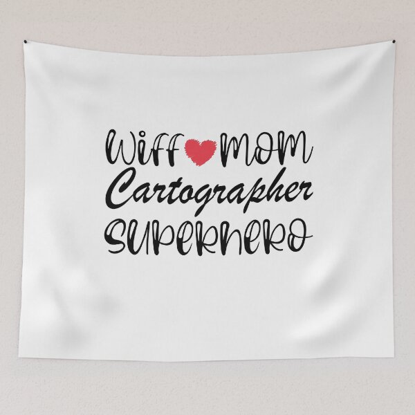Item preview,  wife mom Cartographer  superhero designed and sold by ThebestArtshop.