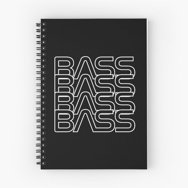 Item preview, Bass Repeated Text Dark Theme designed and sold by nightsworthy.