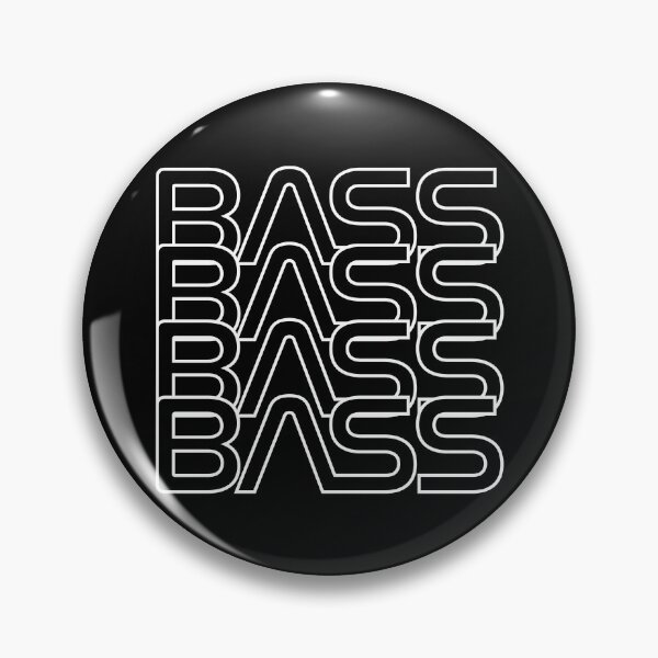 Item preview, Bass Repeated Text Dark Theme designed and sold by nightsworthy.