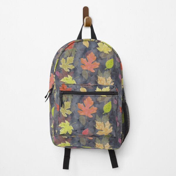 Item preview, Floral pattern, yellow and orange leaves on a gray background. designed and sold by UVI-CA.