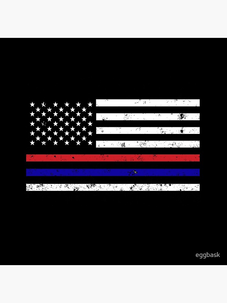 Thin Blue Line & Thin Red Line Flags Home & Living Wall Décor Signs ...