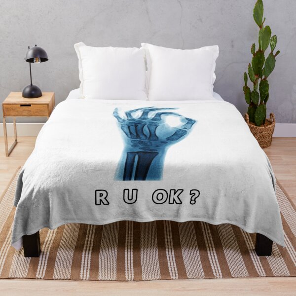 Item preview, R U OK ? Funny Quote Art designed and sold by wonderisland.