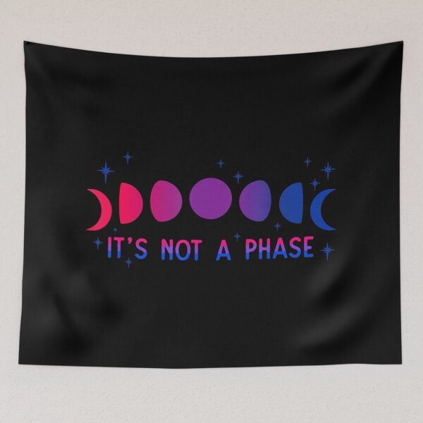 Item preview, Its Not A Phase Bisexual Pride Month Moon designed and sold by LwltonVoris.