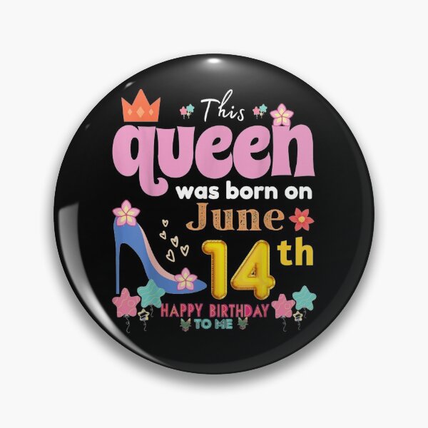 Item preview, A Queen Was Born On June 14 14th Happy Birthday To Me Women designed and sold by jerrie9.