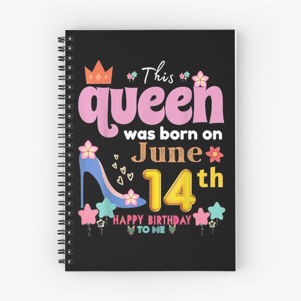Item preview, A Queen Was Born On June 14 14th Happy Birthday To Me Women designed and sold by jerrie9.