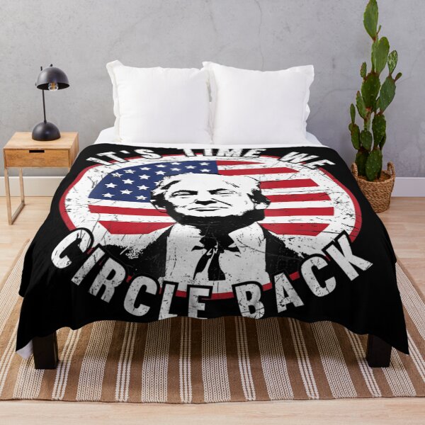 Item preview, Its Time We Circle Back Trump Flag designed and sold by LwltonVoris.