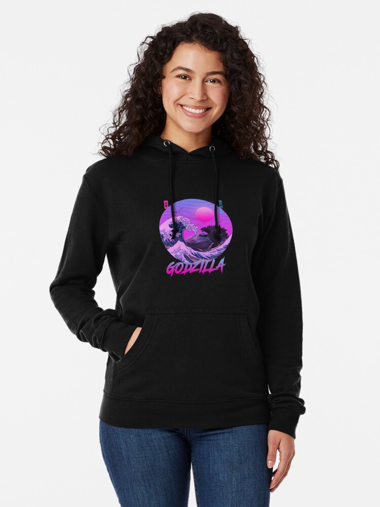 Retro godzilla 2024 hoodie