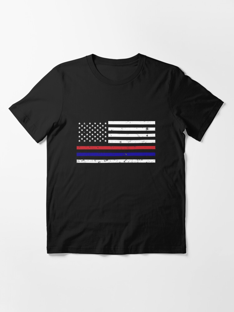 Thin Blue to Red Line Flag Shirts & Hoodies - Thin Blue Line Shop