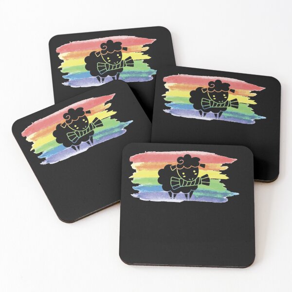 Item preview, Schaf Regenbogen Wasserfarben Hirten designed and sold by Spirit-Designs.