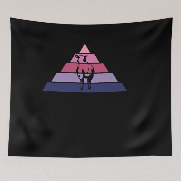 Item preview, Schaf mit bunter Pyramide Landwirt designed and sold by Spirit-Designs.