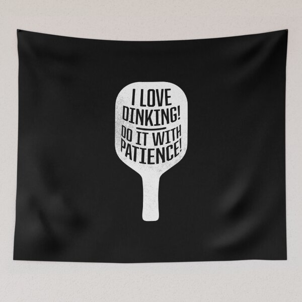 Item preview, I love dinking! Pickleball designed and sold by wunderfamily.