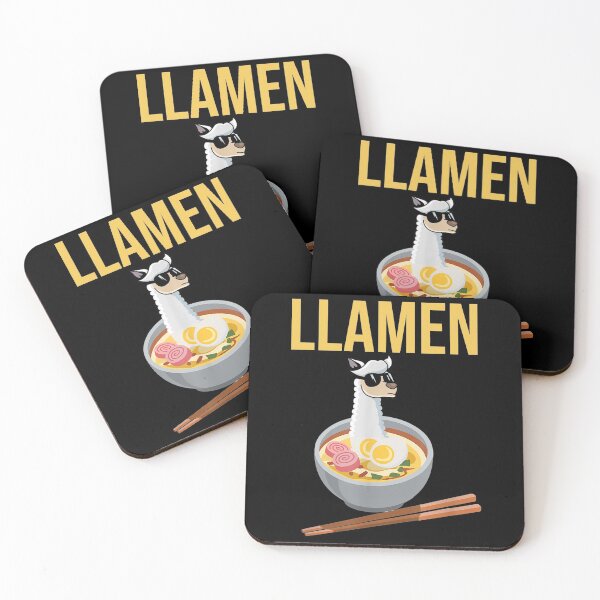 Item preview, Llamen Llama Ramen Noodle Japanese Anime Kawaii designed and sold by SweetbeStore.