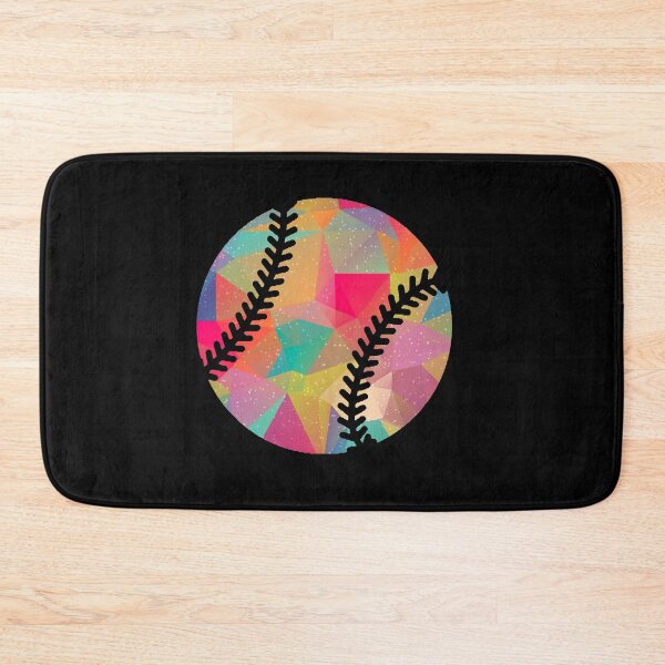 Item preview, Geometric Softball Shape Low Poly Softball Gift designed and sold by freeArt10.