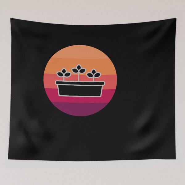Item preview, Pflanzen mit Sonnenuntergang Landwirt designed and sold by Spirit-Designs.