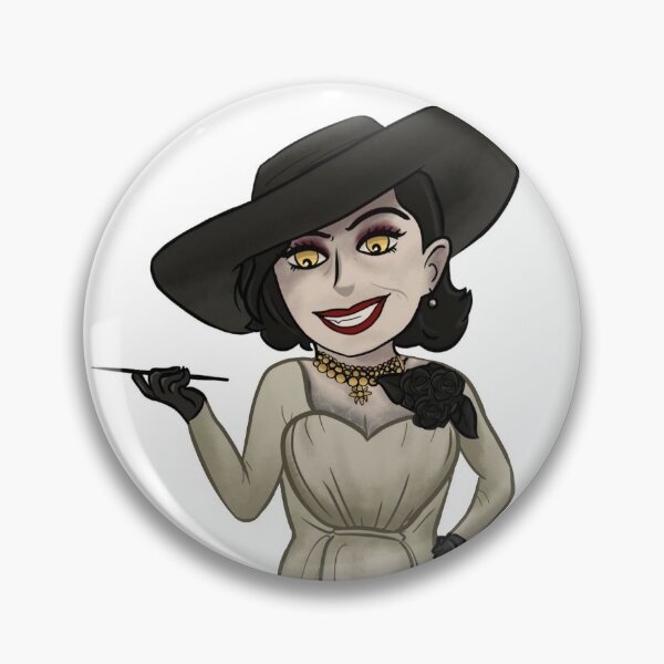 Item preview, Lady Dimitrescu Resident Evil Chibi designed and sold by doughnutcleric.