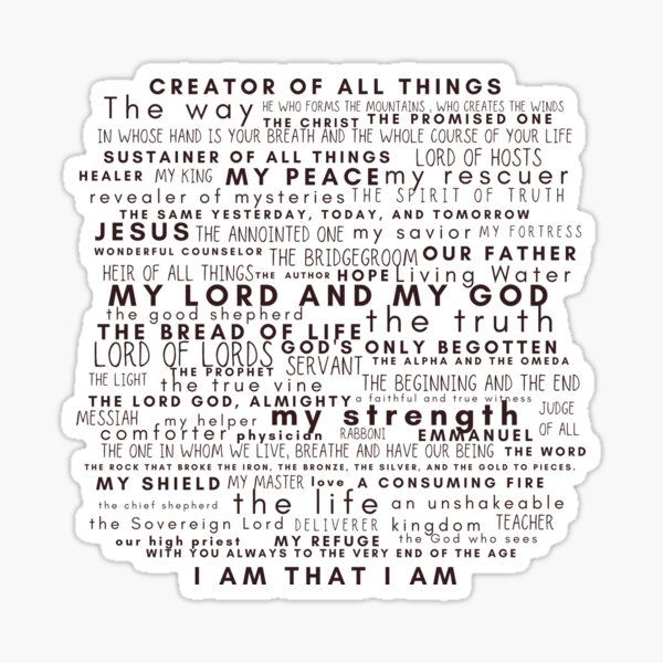 Item preview, Who is God? Typography designed and sold by Christie Olstad.