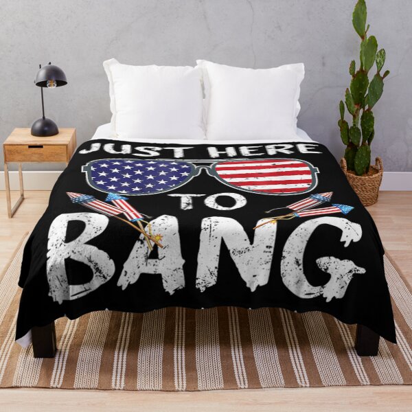 Item preview, Just Here To Bang 4th Of July designed and sold by LwltonVoris.