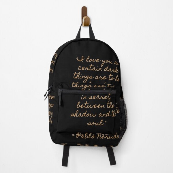 Item preview, i love you as certain dark things are to be loved - pablo neruda quote art designed and sold by gibbianne.