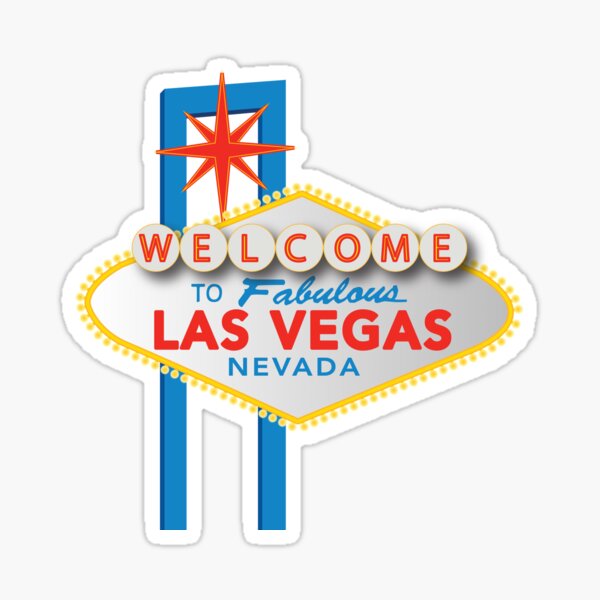 Vinyl Wall Decal Welcome Las Vegas Nevada Casino Gambling Stickers