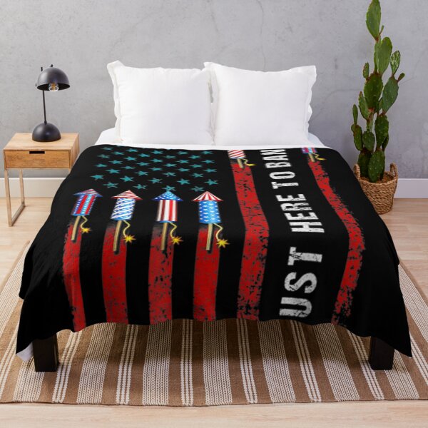 Item preview, Just Here To Bang 4th Of July designed and sold by LwltonVoris.