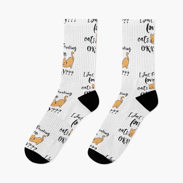 Item preview, I Just Freaking Love Cats...OKAYYY??? designed and sold by kawaiiichoice.