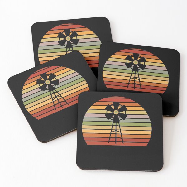 Item preview, Windrad Sonnenuntergang Landwirtschaft designed and sold by Spirit-Designs.