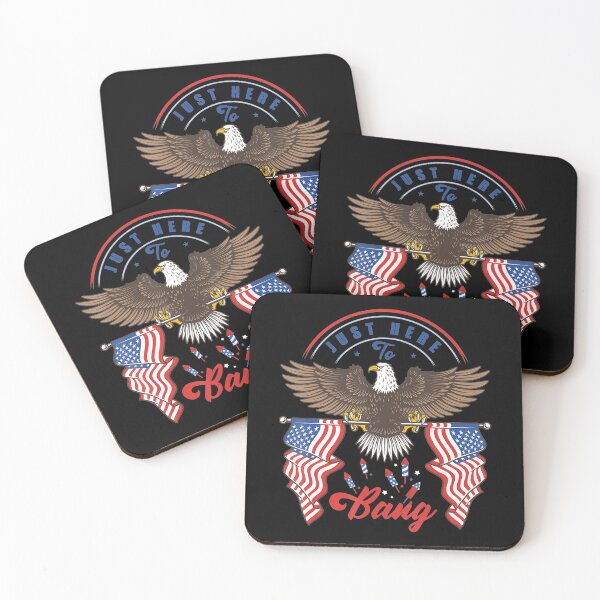 Item preview, Just Here To Bang 4th Of July designed and sold by LwltonVoris.