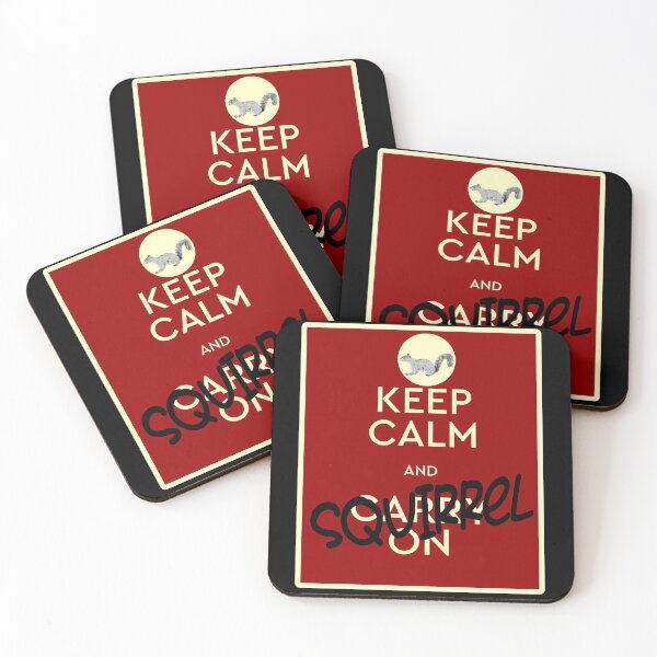 Item preview, Keep Calm and SQUIRREL! designed and sold by sandpiperstudio.