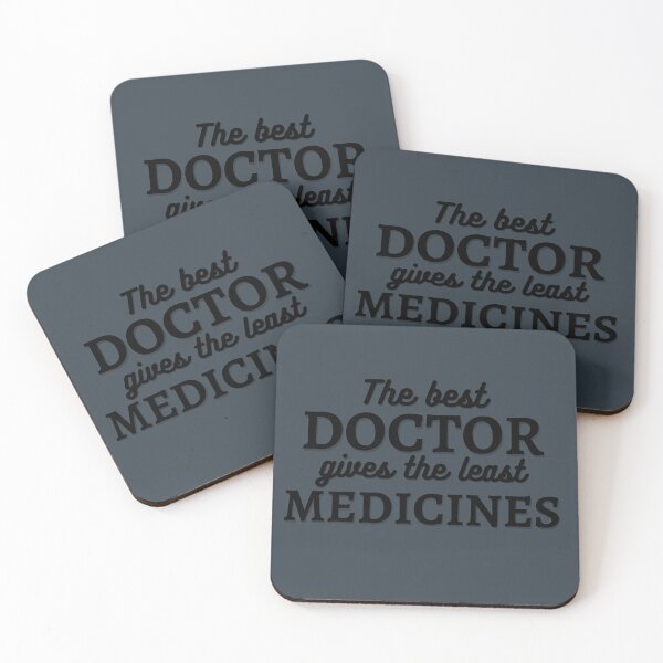 Item preview, The best doctor gives the least medicines, gift for doctors, birthday gift, funny doctor gift designed and sold by Decconer.