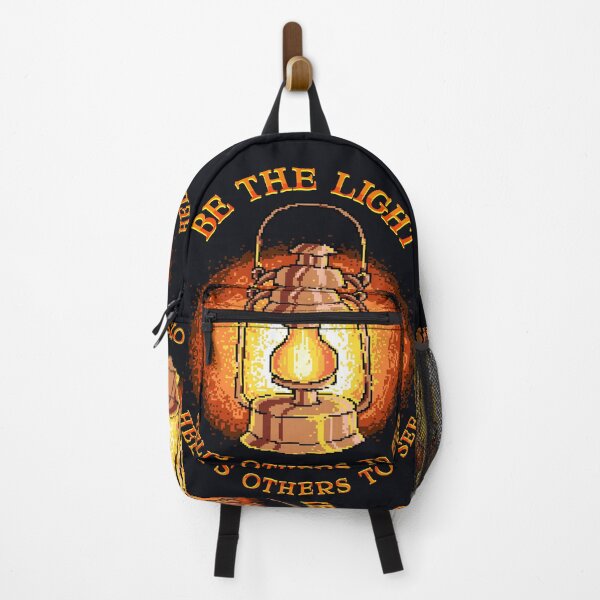 Item preview, Pixel Art Vector Illustration Lantern with Motivational Positive Quote designed and sold by Peekonet.