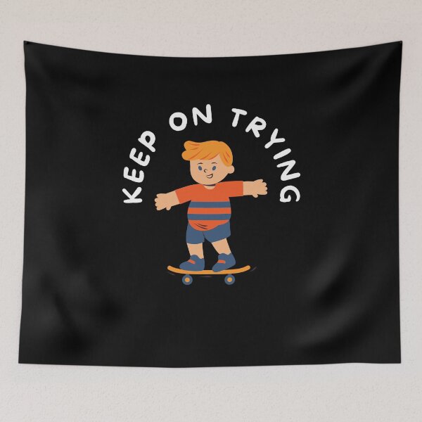 Item preview, Keep on trying designed and sold by Preetydesign.