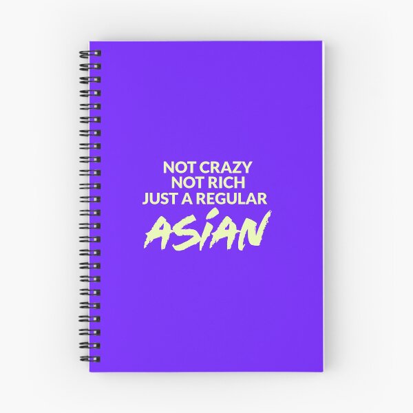 Item preview, Not Crazy Not Rich, Just Asian -Crazy Rich Asians Design in Yellow Text- because Chickens are Bitches! designed and sold by katiekendall.