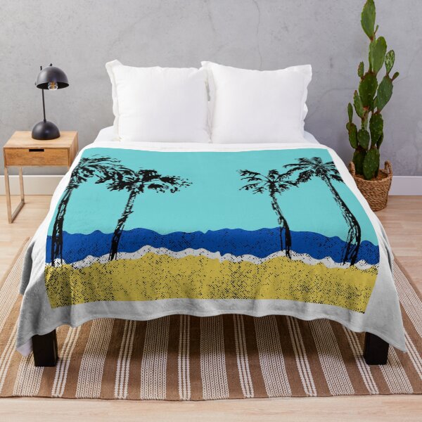 Item preview, Palm tree seaside beach designed and sold by SunnyGreenShop.