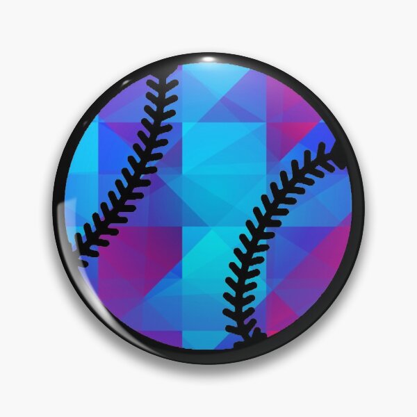 Item preview, Geometric Softball Shape Low Poly Softball Gift designed and sold by freeArt10.