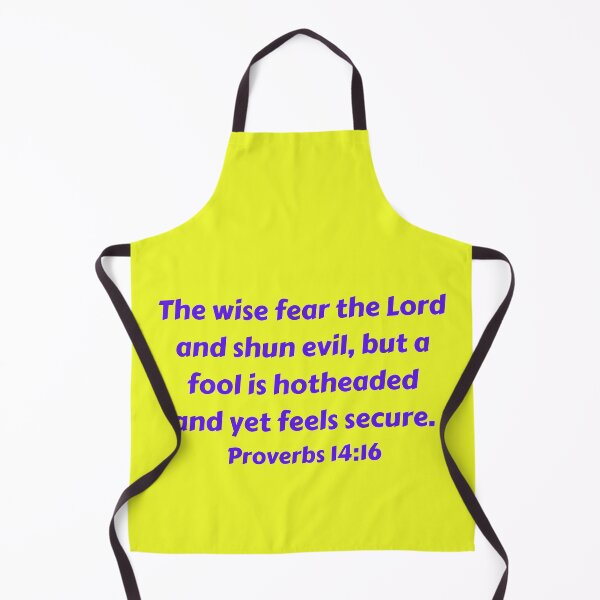 Item preview, Bible Verse Proverbs 14:16 designed and sold by Prayingwarrior.