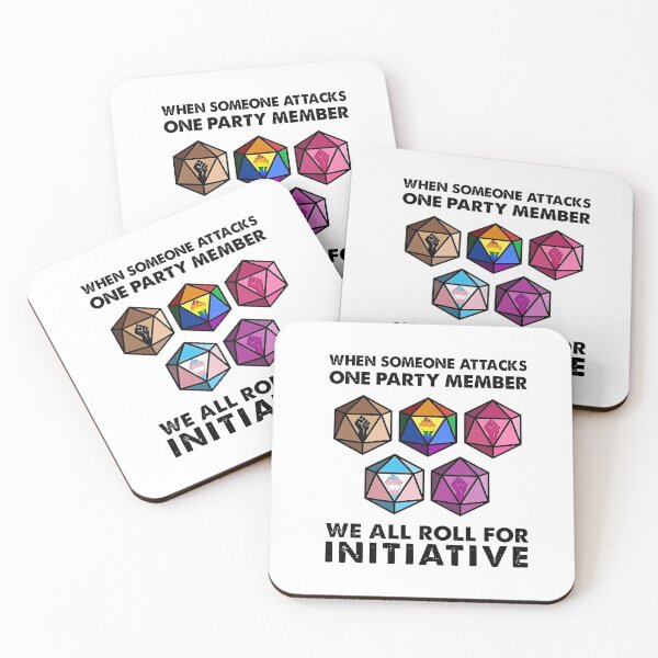 Item preview, When someone attacks one party member we all roll for initiative designed and sold by Viestore.