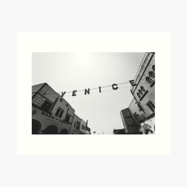 Item preview, Vintage Venice Sign  designed and sold by HoellerPhoto.