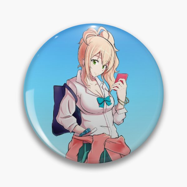 Hajimete no Gal Cosplay Badges Yukana Yame Brooch Icon Collection