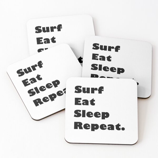Item preview, Surf Eat Sleep Repeat. designed and sold by PiouLifeStyleCo.