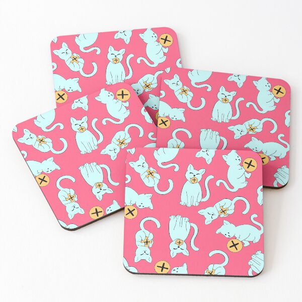 Item preview, cation science pun pattern designed and sold by scribbli.